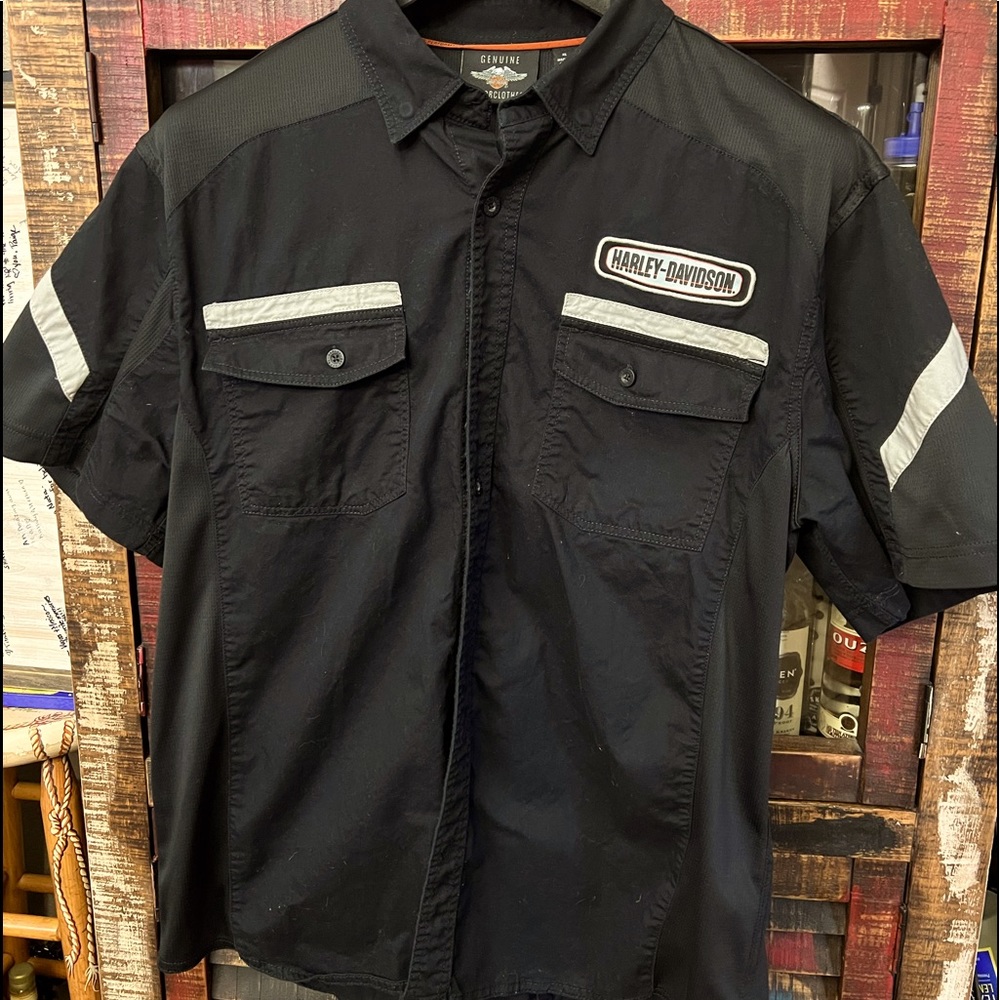 Harley Davidson button up shirt